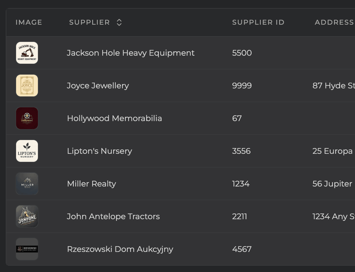AuctionBlaze Consignor Management UI